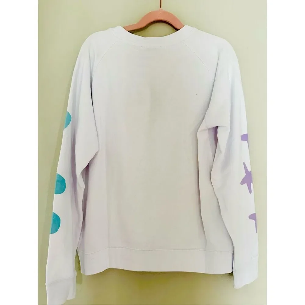 NWT  Stella McCartney Print Cotton Fleece Sweatshirt featuring a crab design Siz